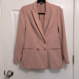 Salmon oversized Express Blazer